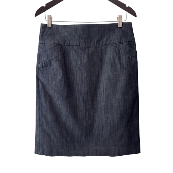 Calvin Klein Dresses & Skirts - Calvin Klein Pencil Skirt - Denim Blue Gray Size 6